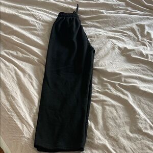 Winter Black wide leg Pants thick